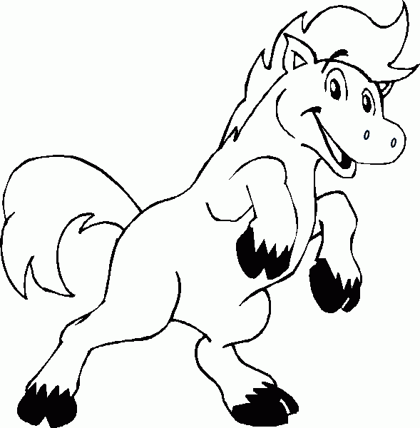 Surpreenda As Crianças: Desenho De Cavalo Para Colorir!