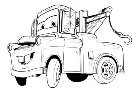 Carro equipado com som para colorir. Desenho para colorir. Desenho infantil  - Desenhos Para Colorir