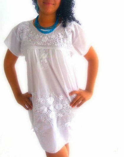 vestidos mexicanos curtos branco