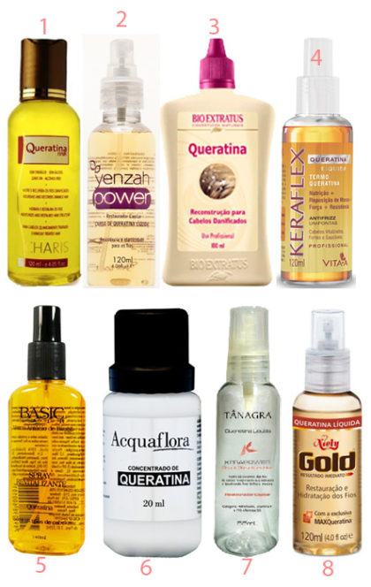 produtos com queratina para tratamento de cabelos